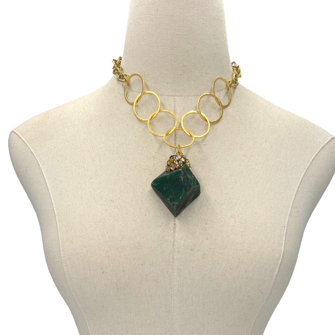 Ransom Green Necklace OOAK Cerese D, Inc.   