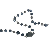 Run Me Over Navy Necklace Part 2 OOAK Cerese D, Inc.   