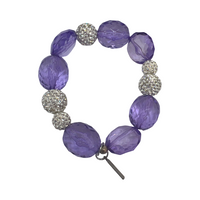 Violet Antoinette Tyler Bracelet Bracelets Cerese D, Inc. Silver  