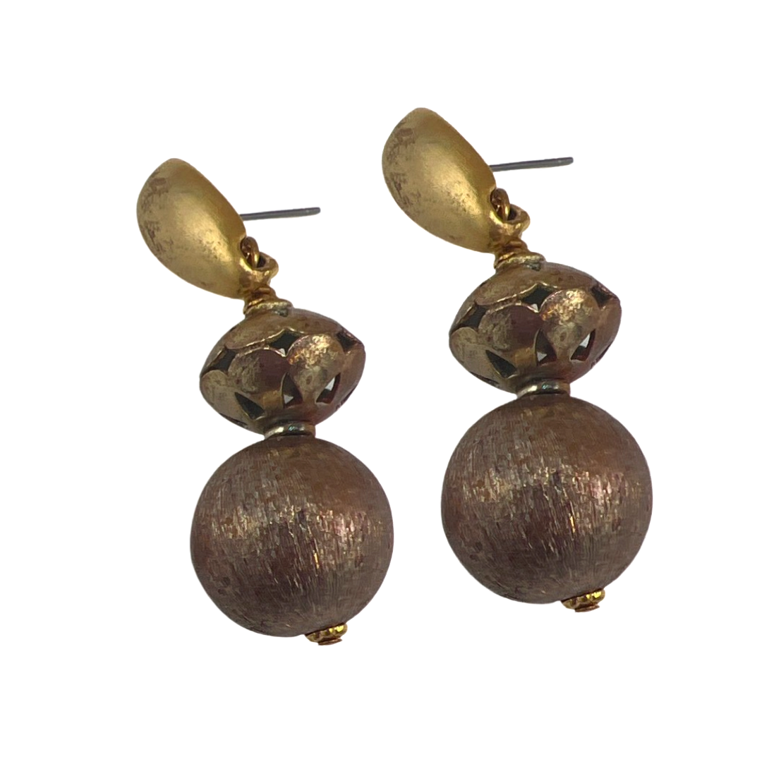 Althea Copper Goliad Earring Earrings Cerese D, Inc.   
