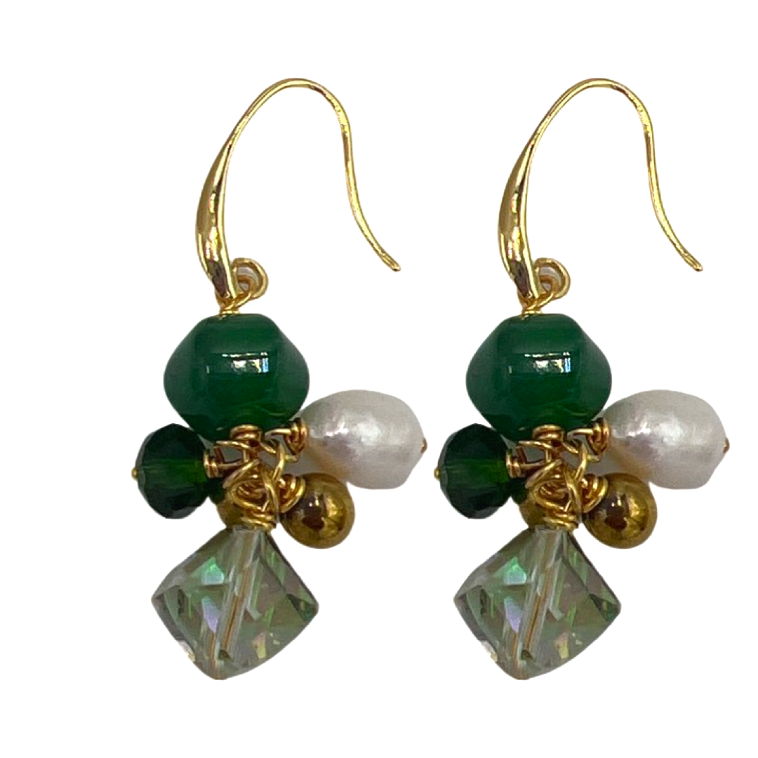 Green Ada Ackerly Earring Earrings Cerese D, Inc.   