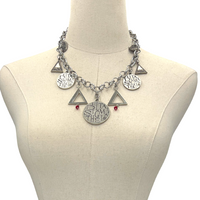 Delta Charmed Necklace DELTA Necklaces Cerese D Jewelry Silver  