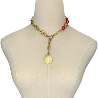 Delta Sell It Necklace DELTA Necklaces Cerese D, Inc. Gold  
