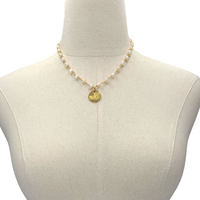 Links Segovia Pearl Necklace LINKS Necklaces Cerese D, Inc. Gold  