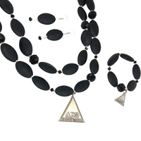 Delta Noir Party Rock Necklace DELTA Necklaces Cerese D, Inc. Silver  