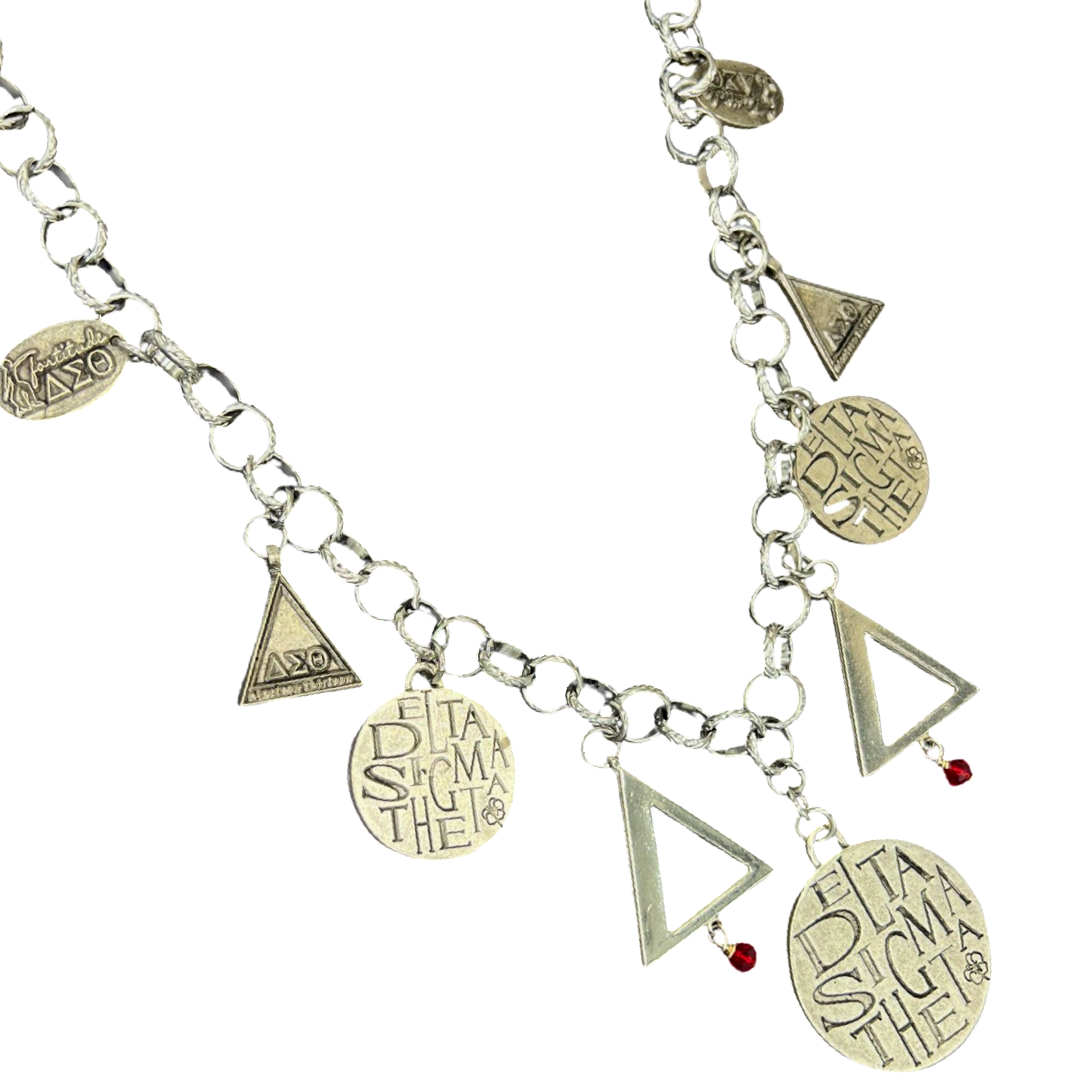 Delta Charmed Necklace DELTA Necklaces Cerese D Jewelry   