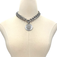 Too Fly Kings King Necklace OOAK Cerese D, Inc. Silver  