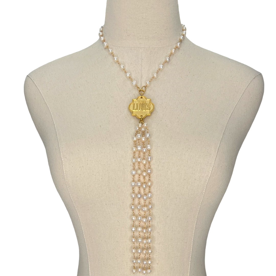 Links Segovia Tassel Necklace LINKS Necklaces Cerese D, Inc.   