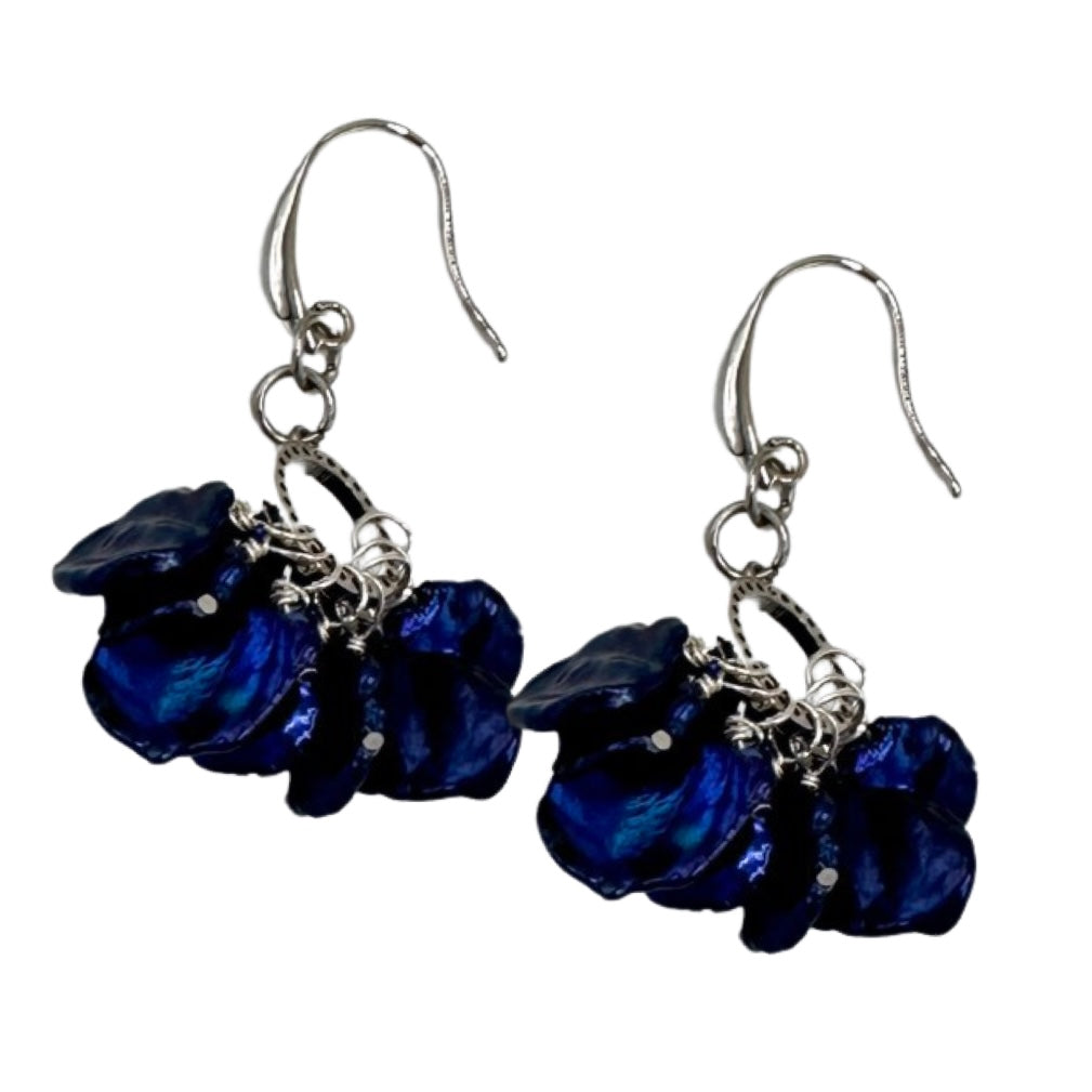 Bolivia Blue Ray Earring Earrings Cerese D, Inc.   