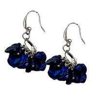 Bolivia Blue Ray Earring Earrings Cerese D, Inc.   