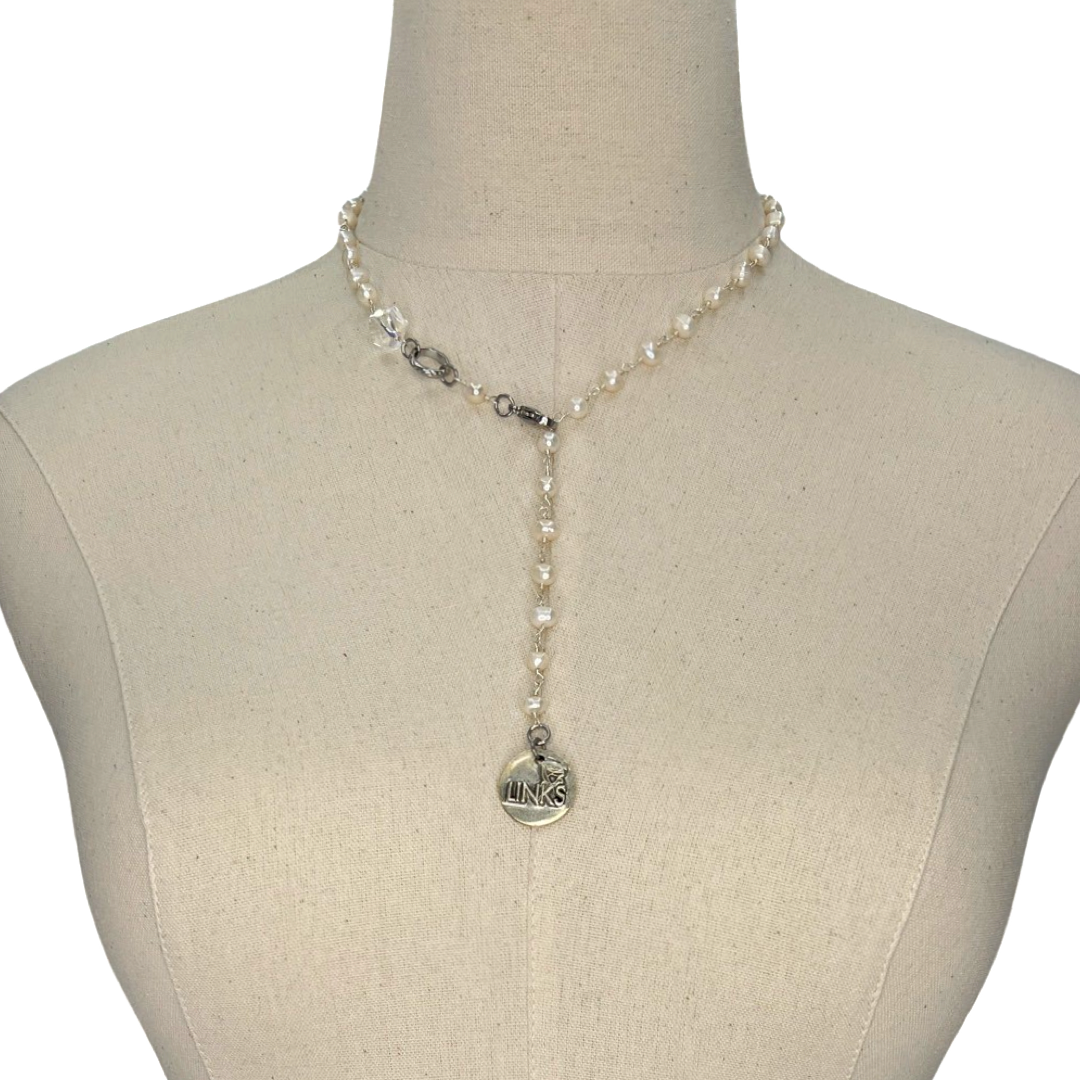 Links Refined Madrid Pearl Necklace LINKS Necklaces Cerese D, Inc.   