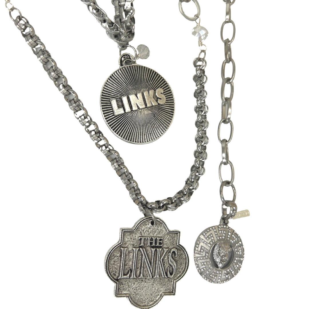Links Bad Ass Necklace LINKS Necklaces Cerese D, Inc. Silver  