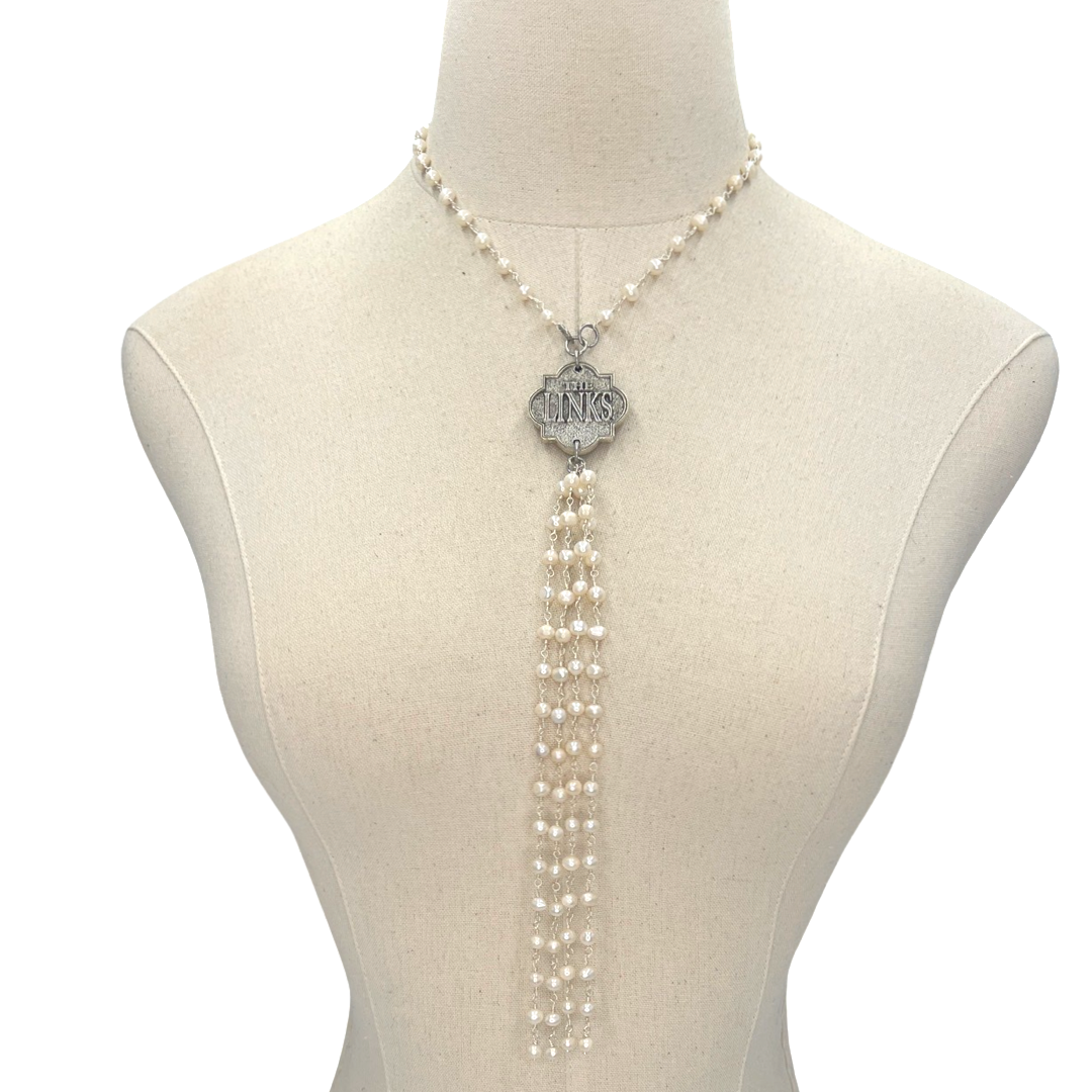 Links Segovia Tassel Necklace LINKS Necklaces Cerese D, Inc.   