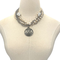 AKA NYC Necklace AKA Necklaces Cerese D, Inc. Silver  