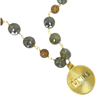 Links Flor Lite Necklace LINKS Necklaces Cerese D, Inc. Gold  