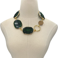 Green Max Necklace Necklaces Cerese D, Inc.   
