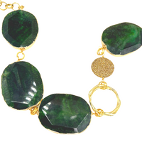 Green Max Necklace Necklaces Cerese D, Inc.   