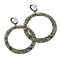Flash Over Earring Earring Cerese D, Inc. Silver  