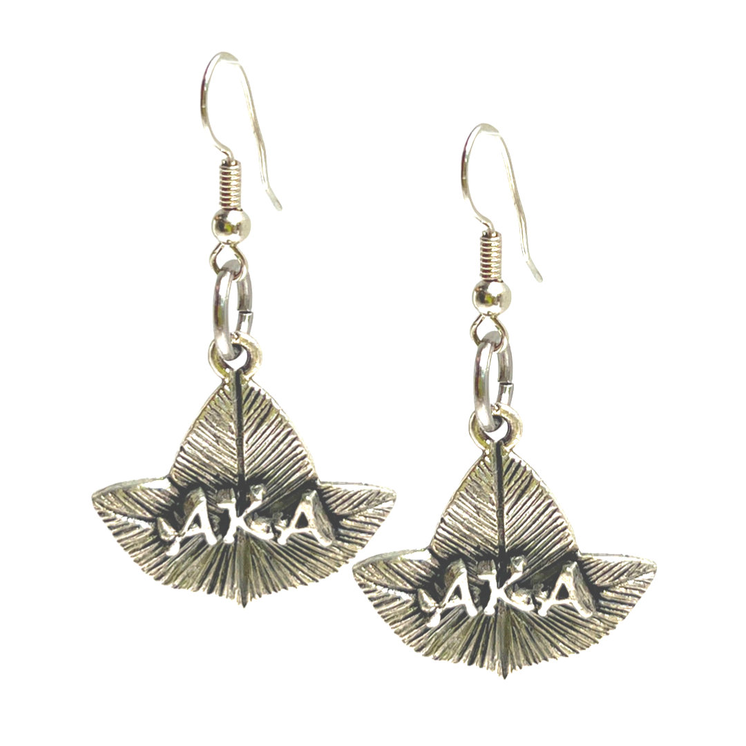Small Double Leaf Goat Leather Earrings – Papillon Wholesale