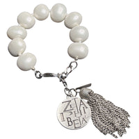 Zeta Classic Pearl Bracelet Zeta Bracelet Cerese D Jewelry Funky  