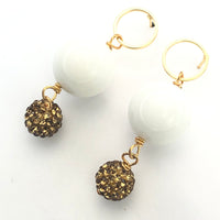 Morning Dew Earrings Earrings Cerese D, Inc. Gold  