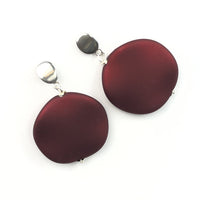 Crimson Nightshade Earring Earrings Cerese D, Inc. Silver  