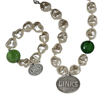 Links Soft Spring Necklace LINKS Necklaces Cerese D, Inc. Silver  