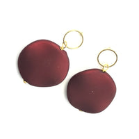 Crimson Nightshade Earring Earrings Cerese D, Inc. Gold  