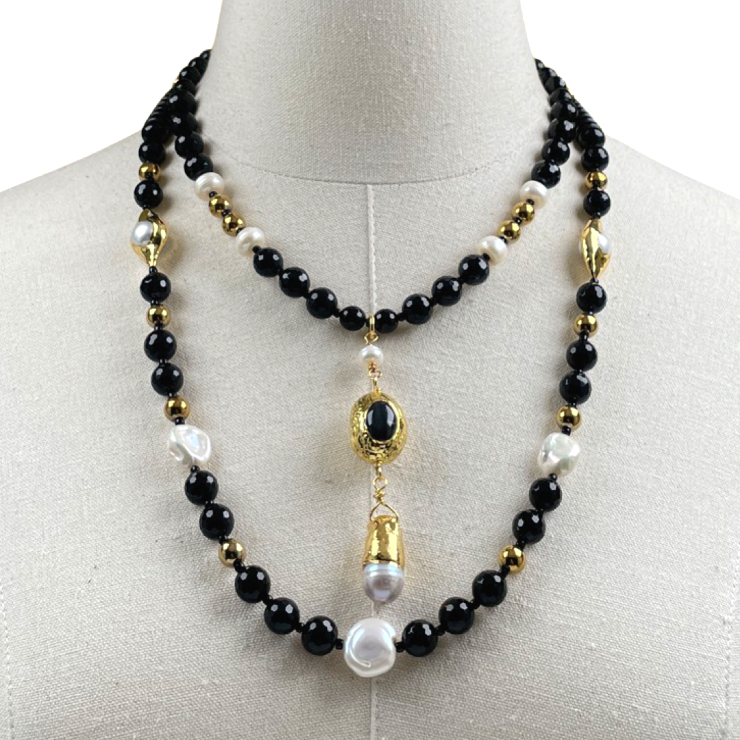 Dorris Onyx Necklace OOAK Cerese D Jewelry Option A  