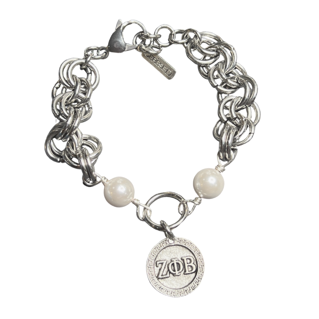 Zeta Classic 2 Pearl Bracelet Zeta Bracelet Cerese D, Inc.   