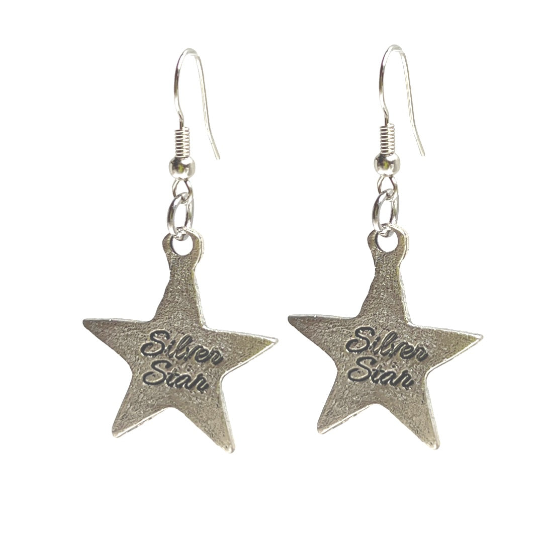 AKA Silver Star Earring AKA Earrings Cerese D, Inc.   