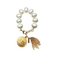 Delta Classic Pearl Bracelet DELTA Bracelets Cerese D Jewelry Gold Radiant 