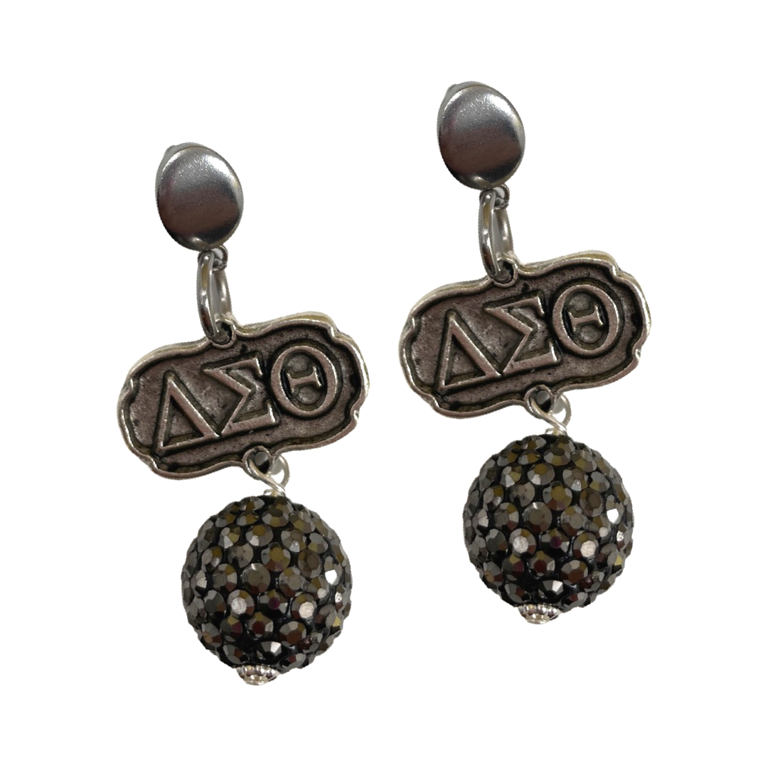 Delta Strong Earring Delta Earrings Cerese D, Inc. Silver  