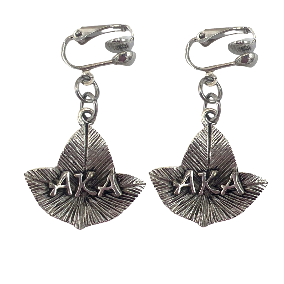 AKA Small Ivy Leaf Earring AKA Earrings Cerese D Jewelry Silver Smaller Clip On 
