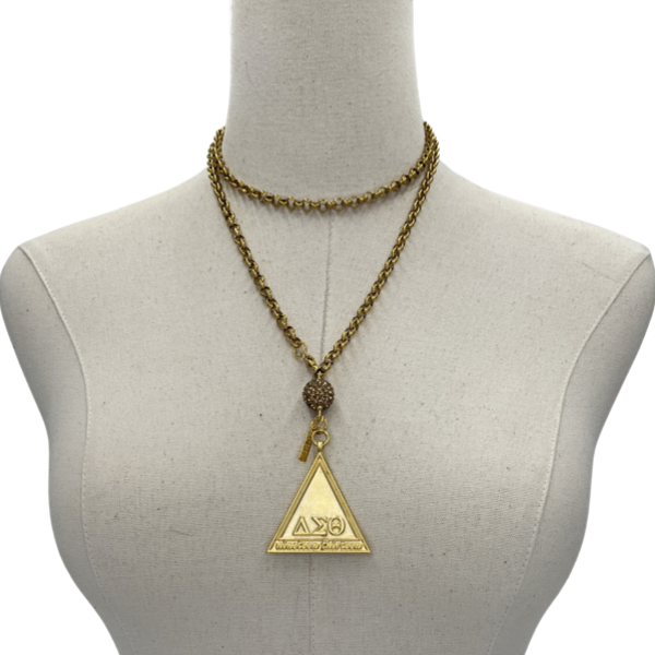 Delta Classic 3 Way Gold Necklace DELTA Necklaces Cerese D, Inc.   