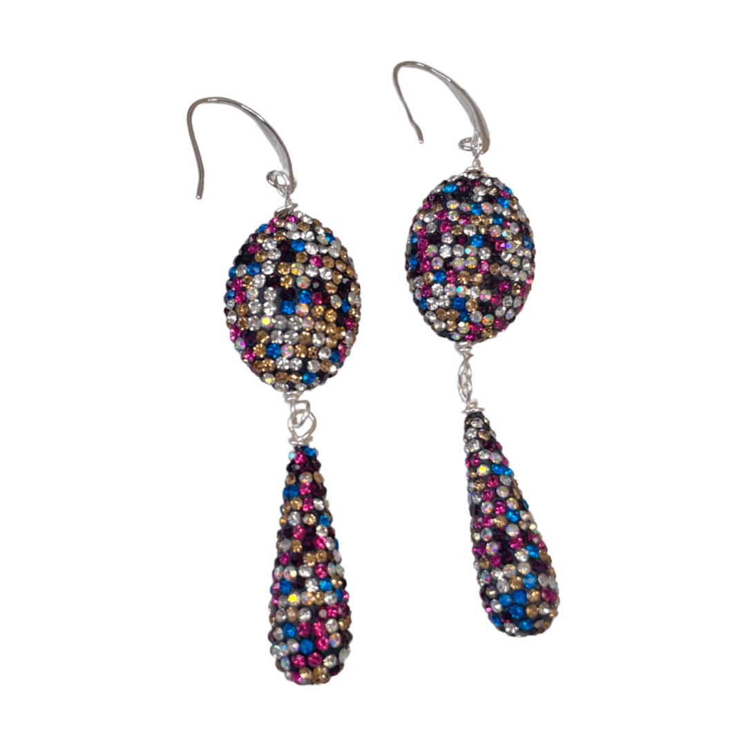 Stained-Glass View Earrings Earrings Cerese D, Inc. Style A  