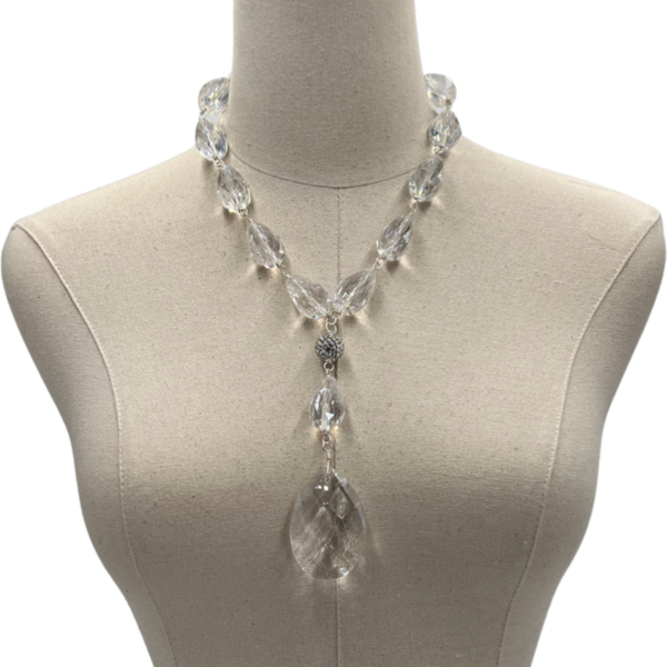 Clarrissa Clear Necklace Necklaces Cerese D, Inc.   