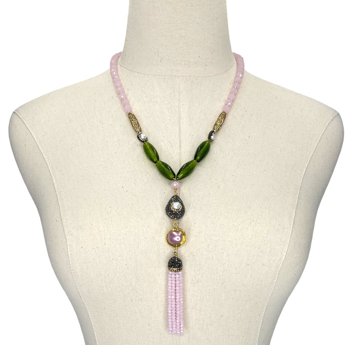 Green Mean Necklace AKA Necklaces Cerese D, Inc.   