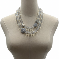 Clarion Clear Necklace Necklaces Cerese D, Inc.   