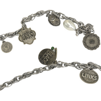 Links Charm Lariat Necklace LINKS Necklaces Cerese D, Inc.   