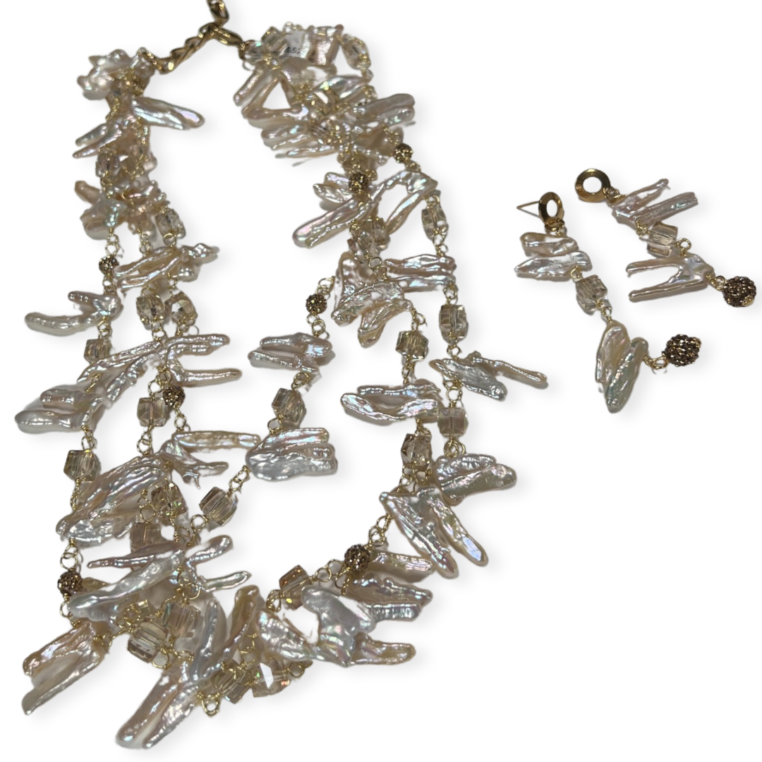 Pearl Angel Necklace  Cerese D, Inc.   
