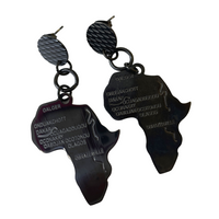 African Flame Earrings Earrings Cerese D Jewelry Jet  