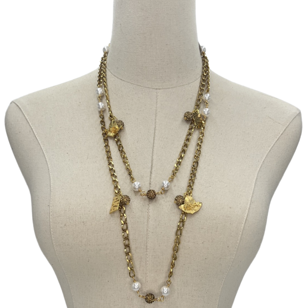 AKA Classic Chanel Necklace AKA Necklaces Cerese D, Inc. GOLD  