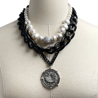 C15007 AKA AKA Necklaces Cerese D, Inc. Silver  