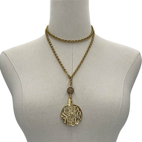 Delta Classic 3 Way Gold Necklace DELTA Necklaces Cerese D, Inc.   