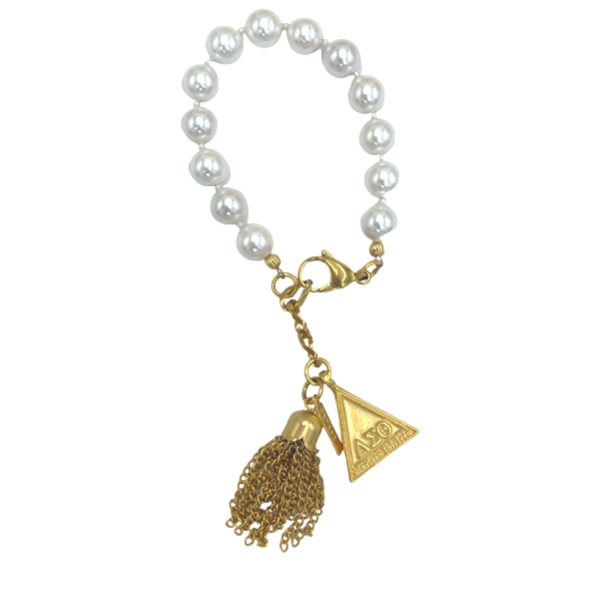 Delta Classic Pearl 10 Bracelet DELTA Bracelets Cerese D Jewelry Gold Pryamid 