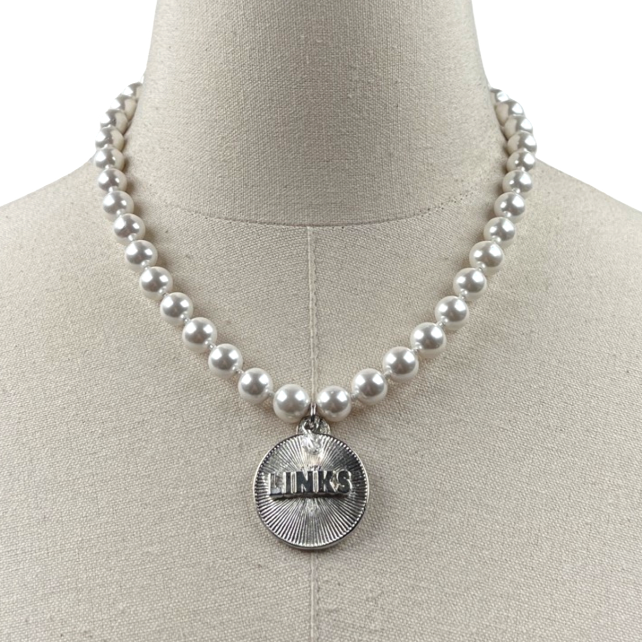 Links Classic Pearl 10 Necklace LINKS Necklaces Cerese D Jewelry Silver Radiant 