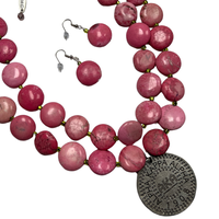 AKA Bazooka 2 Necklace AKA Necklaces Cerese D, Inc. Silver  