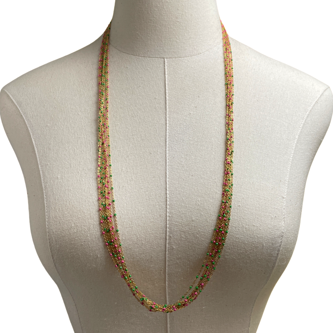 AKA Dainty Drea Necklace AKA Necklaces Cerese D, Inc. Style B Gold 
