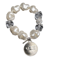 Links Pillow Bracelet LINKS Bracelets Cerese D, Inc. Silver / 8-8.5"  